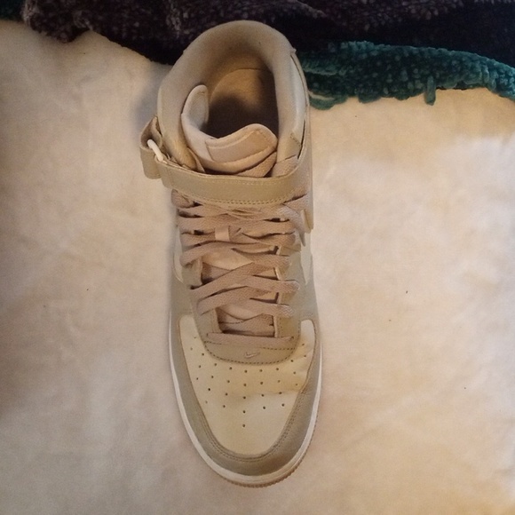 Nike Air Force 1 Mid '07 LX Shoes Limestone Rattan DV7585-200 Men's Size 13 - Picture 4 of 6